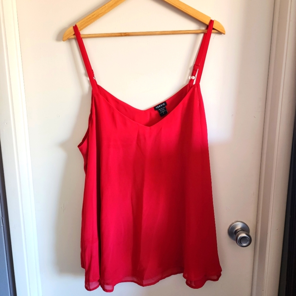 Red Torrid tank Sz 2